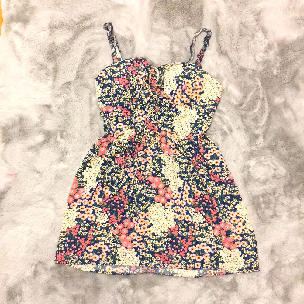 A.U.W. floral mini dress